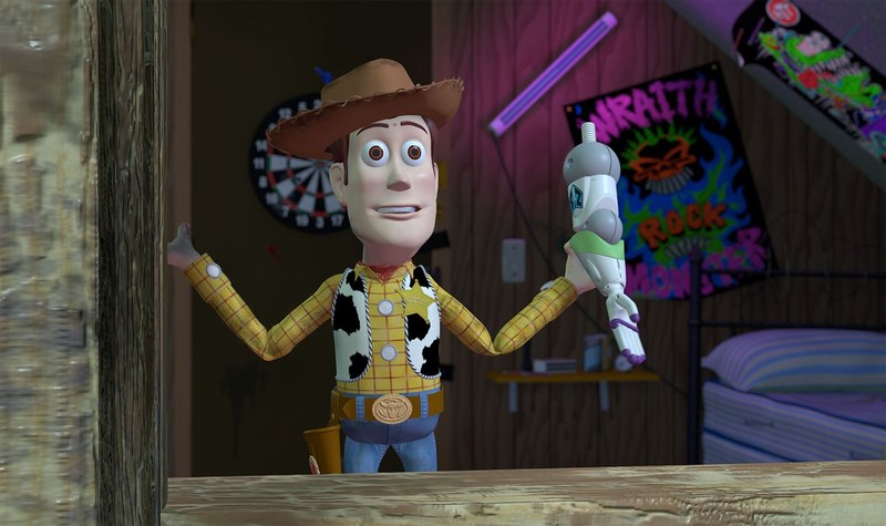 Woody and Buzz Lightyear.